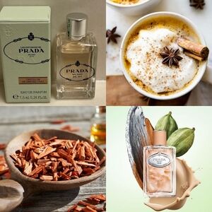 🦋Spring Need🦋BNIB Prada 0.24 OZ Infusion SANTAL CHAI EDP Travel Size Splash!